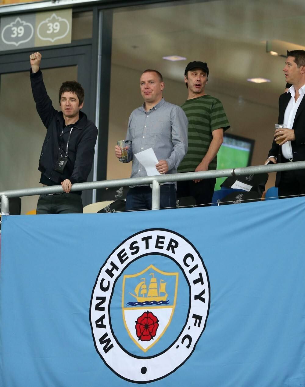Noel Gallagher está sempre presente no
estádio dos Citizens, o City of Manchester