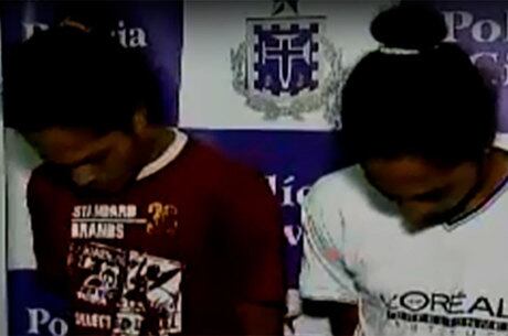 Rafael e Rodrigo, conhecidos como os "gêmeos do tráfico”, de 20 anos, foram surpreendidos com maconha