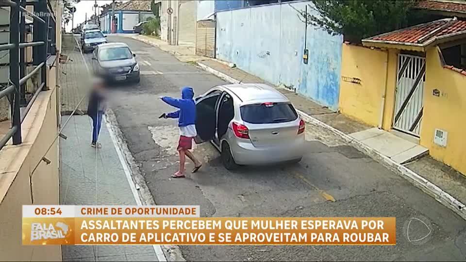 Criminosos se passam por motorista de aplicativo para assaltar mulher no interior paulista