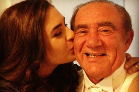 Renato Aragão com a filha Lívian

