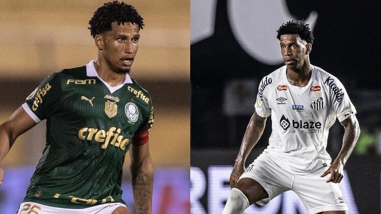 Duelo de muitos cartões?
Apesar de poucos cartões no primeiro jogo da final entre os times, a última decisão do Paulistão protagonizada pelas duas equipes estava com o clima quente dentro das quatro linhas. Na ocasião, o Palmeiras ficou com dois jogadores expulsos e o Santos com um. A partida ainda teve sete cartões amarelos