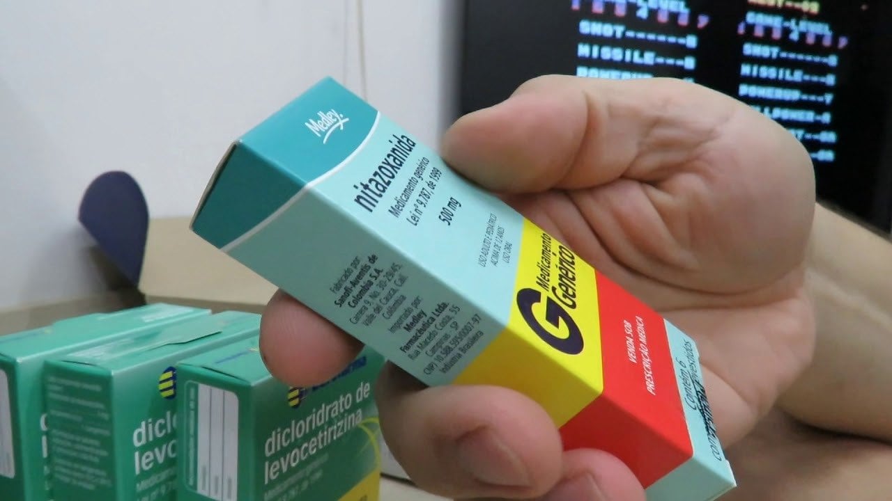 Annita é o nome comercial do vermífugo nitazoxanida, vendido em farmácias