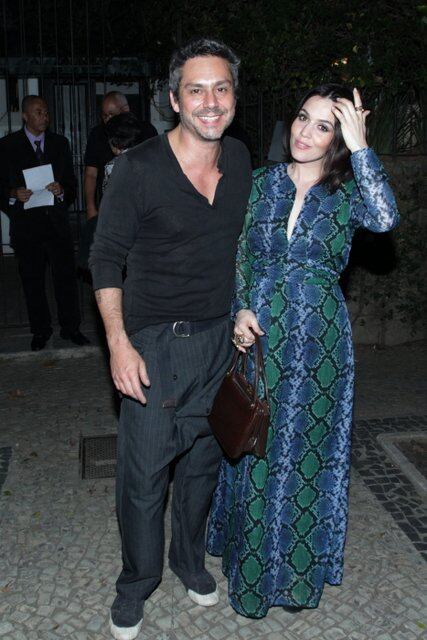 Nero, inclusive, chegou acompanhado da mulher, Karen Brusttolin, que está grávida de Noá, primeiro filho do casal