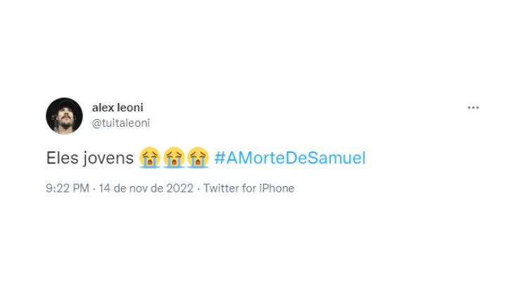 Foi difícil para os fãs segurarem a emoção com o flashback de Samuel e Eloá ainda jovens, interpretados por Rafael Gevú e Kiria Malheiros nas primeiras fases da superprodução 