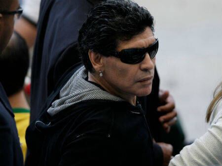 Maradona está no Brasil comentando o Mundial para uma TV venezuelana