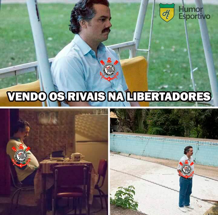 Fora da fase de grupos, Corinthians sofre com memes dos torcedores de Palmeiras, Santos e São Paulo