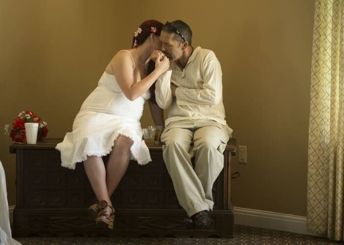 Casal na Flórida aproveitou a data para se casar
