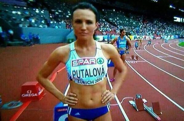 O que dizer dessa atleta que se chama Iveta Putalová? Ainda bem que não é brasileira...