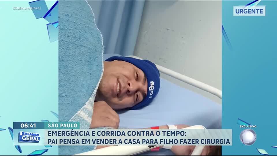 Homem com tumor cerebral luta por cirurgia de emergência
