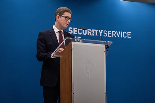 O diretor-geral do MI5, Ken McCallum, afirmou que agentes chineses representam uma ameaça diária ao país