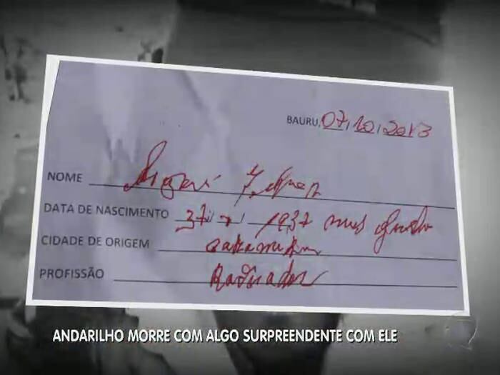Esse foi o único documento encontrado com "Shimura" e diz a data de nascimento do oriental