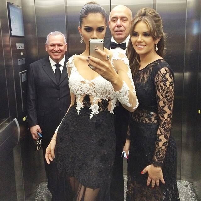 Daniela Albuquerque e Amílcare Dallevo, donos da RedeTV!, estavam entre os convidados