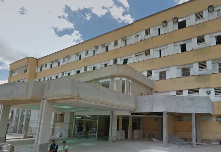 Vítima foi levada para hospital de Muriaé