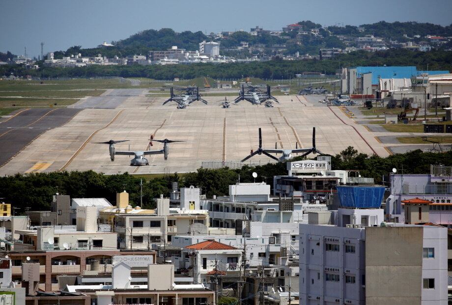 Base Aérea da Marinha dos EUA em Okinawa, no Japão