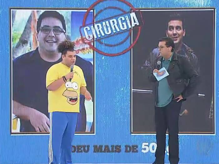 Quando a imagem do apresentador apareceu na tela, Geraldo
relembrou que já disputou audiência com essa celebridade



— Eu brigava com ele quando estava no Balanço e ele no Vídeo
Show. É um profissional muito competente