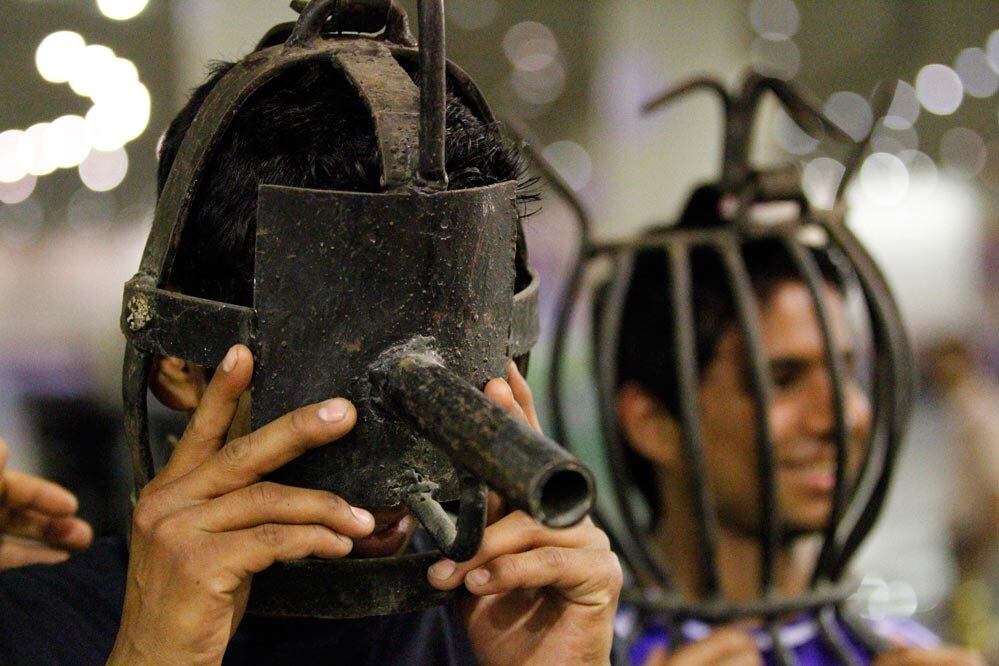 

Os instrumentos estão expostos no Monumentos dos Mártires,
também chamado de Monumento Al Shaheed

