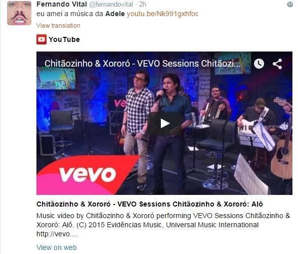 E logo surgiram comparações com outras músicas de sucesso