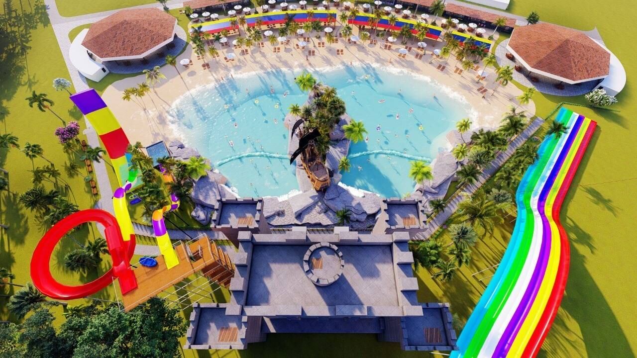 Estrutura será o maior parque aquático de Minas Gerais