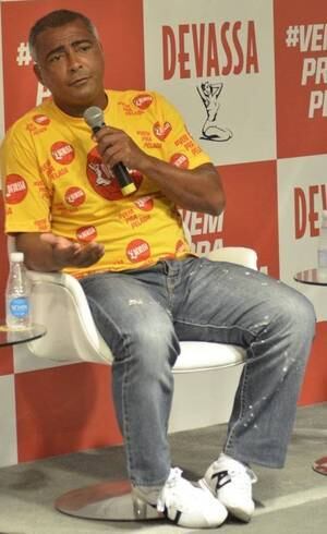 Romário, muso de cerveja