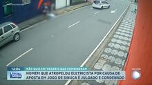 Homem que atropelou eletricista após aposta em jogo de sinuca é julgado e condenado