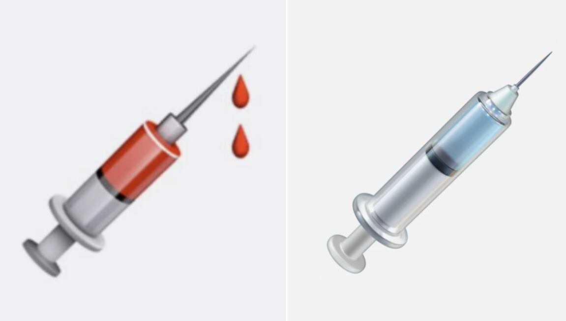 Apple vai atualizar emoji de seringa em vacina
