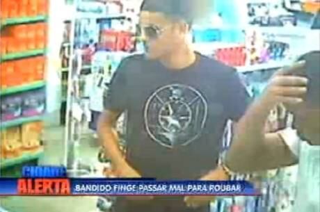 Bandido fingiu passar mal para assaltar farmácia