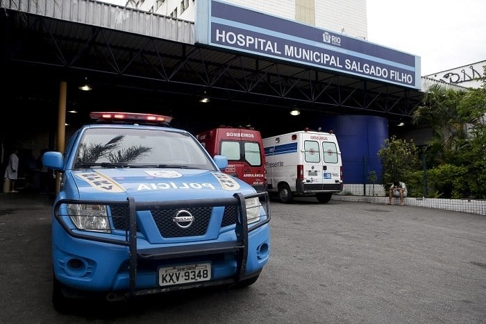 José Luiz foi socorrido no Hospital Salgado Filho