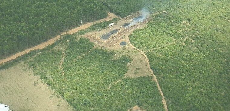 A área sofreu desmatamento de 18.433 hectares, número que não era registrado há 10 anos