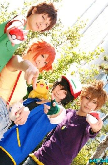 Esse é um cosplay dos personagens principais do desenho