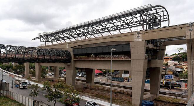 Futura Estação Vereador José Diniz, na Zona Sul de SP