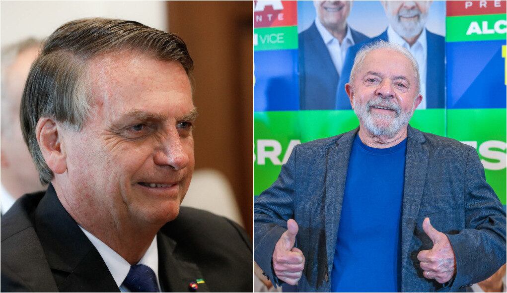 O presidente Jair Bolsonaro e o ex-presidente Luiz Inácio Lula da Silva