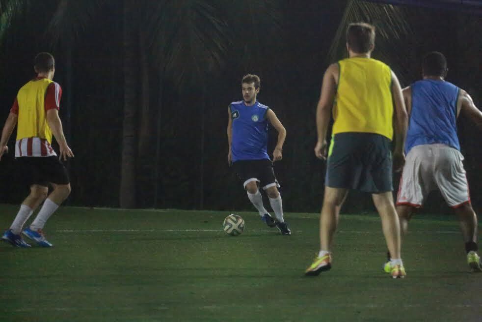 Jayme Matarazzo mostrou habilidade com a bola