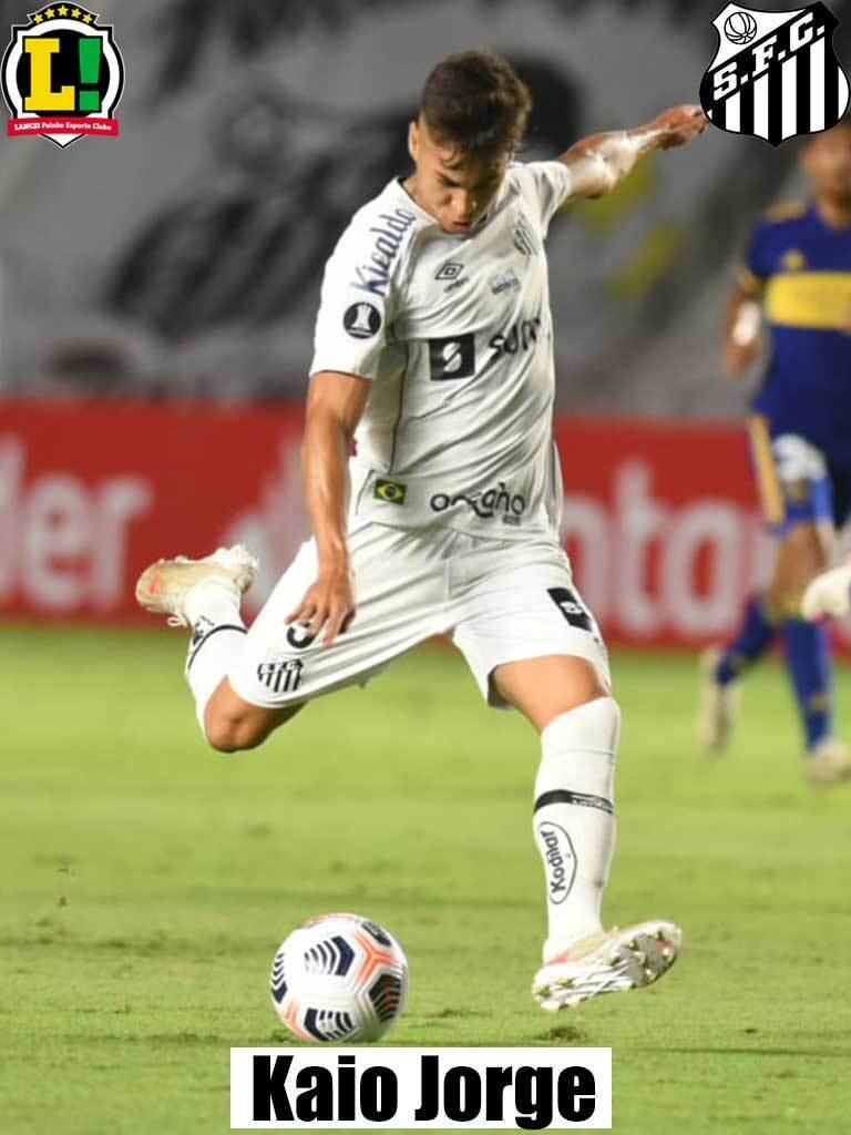Kaio Jorge - 6,0 - Faltou companhia e ser melhor servido pelos outros jogadores.