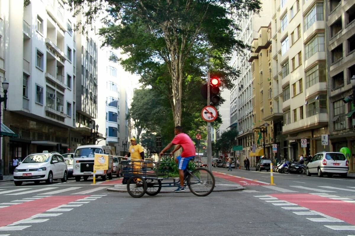 A prefeitura afirma que pretende criar 400
km de malha cicloviária até o fim de 2015. A meta inclui a instalação de
estacionamentos para bicicletas e a implantação de um sistema de compartilhamento
que será gerenciado pelo Bilhete Único. Segundo a prefeitura, quatro obras de
ampliação de ciclovias estão em andamento