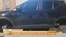 Furto de rodas deixa donos de carros no prejuízo em São Paulo