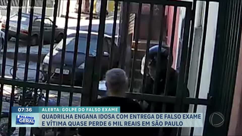 Quadrilha quase tira R$ 6.000 de idosa com golpe do falso exame