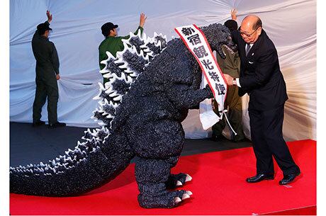 “Godzilla é um personagem é orgulho do Japão”, disse Kenichi Yoshizumi