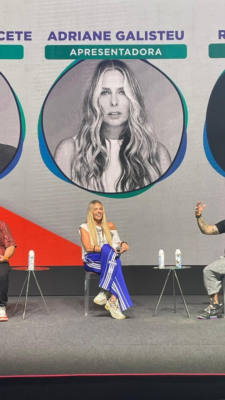 Adriane Galisteu no MMA Impact Brasil.