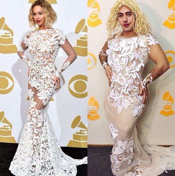 Beyoncé igualmente não ficou de fora da lista de criação do artista