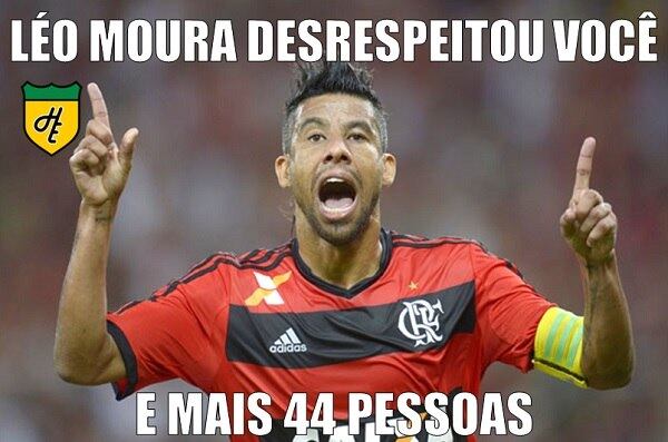 Léo Moura 'zoeiro'