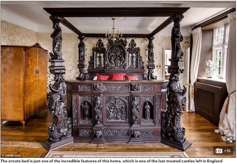 A cama de madeira com detalhes minuciosos é apenas uma das
características que tornam o local incrível