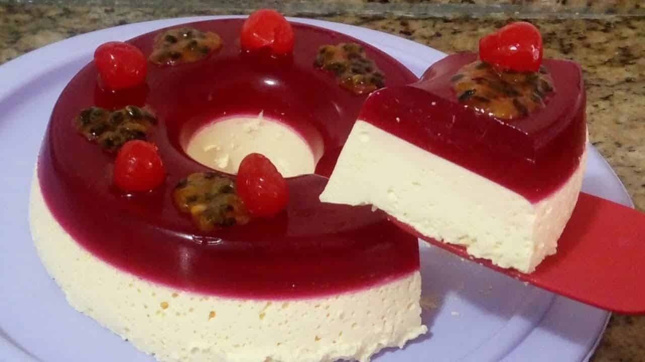 Gelatina 3 ingredientes muito fácil de fazer faço sempre veja ai também