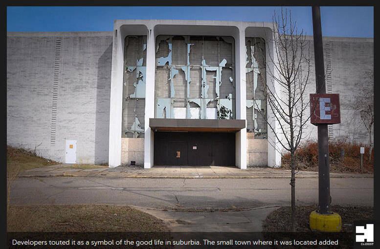 "O objetivo era mostrar ao mundo um outro lado da América. Um lado vulnerável. Eu acho que um shopping abandonado é um símbolo do declínio econômico americano e é uma verdadeira indicação do que acontece quando cidades como Cleveland sofrem uma enorme queda na população devido à perda de empregos na indústria", disse o fotógrafo de Cleveland
