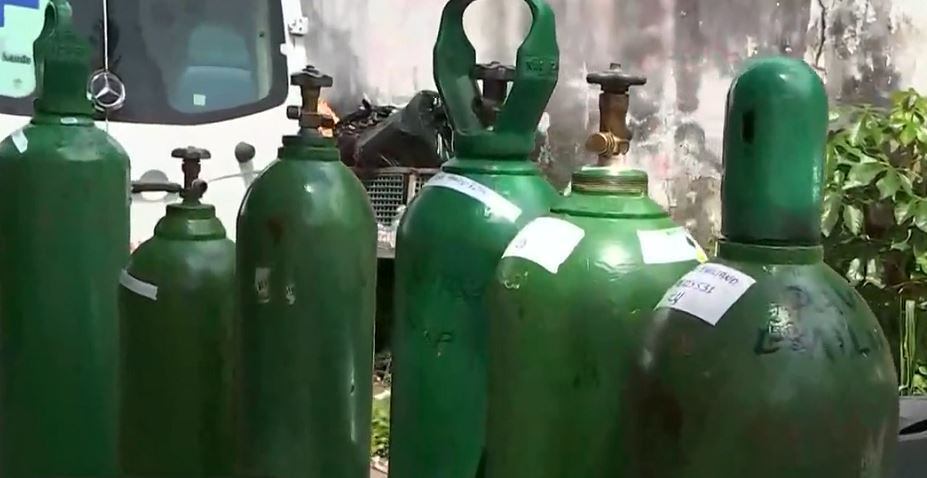 Prefeito alerta para falta de cilindros de oxigênio