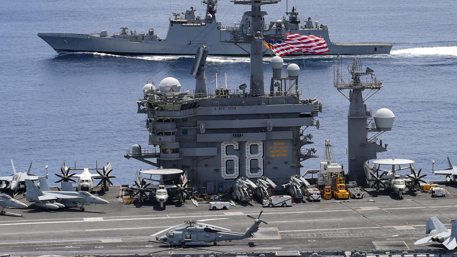 Armada: El final de la cuenta atrás del Nimitz, el mítico portaaviones  nuclear de EE.UU. rumbo al desguace, image size:1500x844