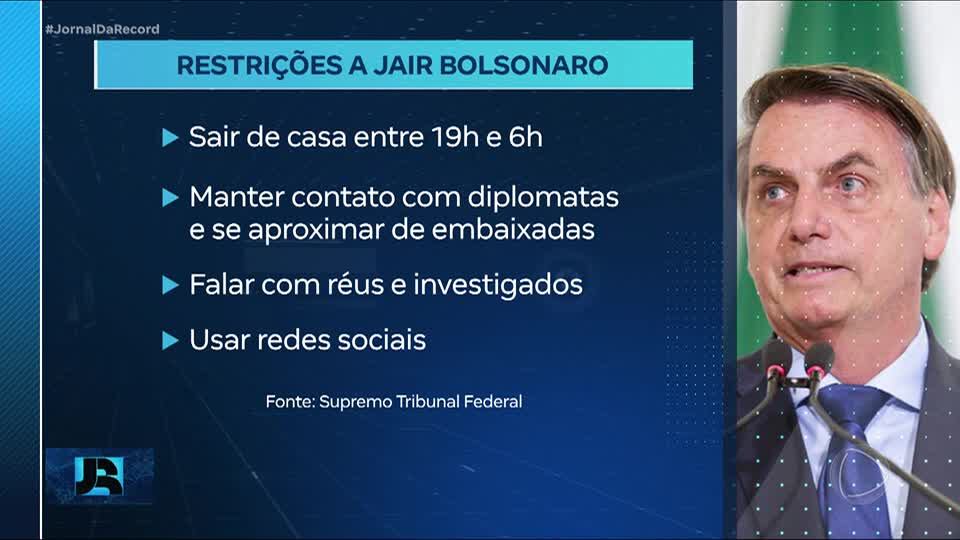 Jair Bolsonaro está usando tornozeleira eletrônica por determinação do STF