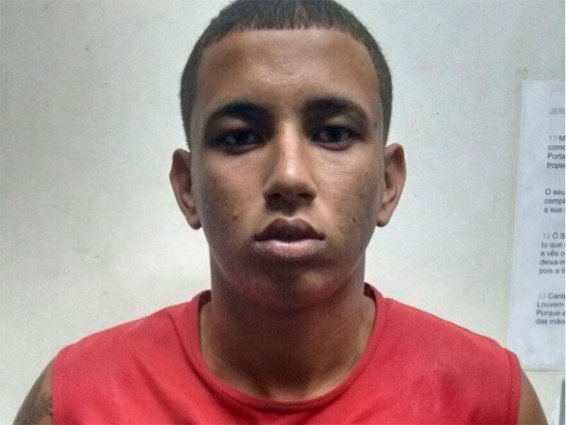 Erickson foi encaminhado à carceragem, onde permanecerá à disposição da Justiça