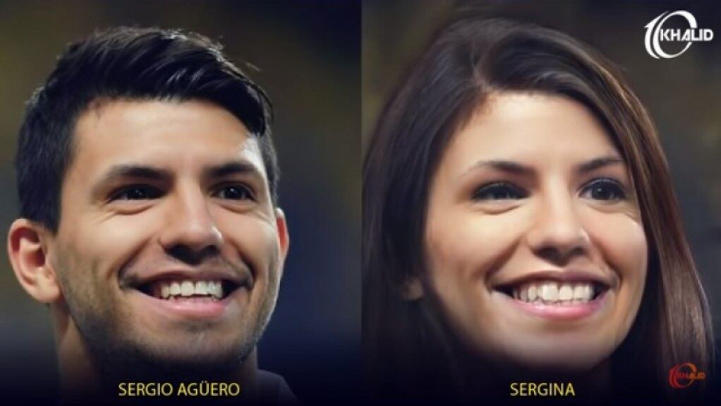 Versão feminina: Aguero (Reprodução)