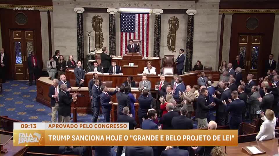Trump vai sancionar o 'grande e belo projeto de lei' no Dia da Independência dos EUA