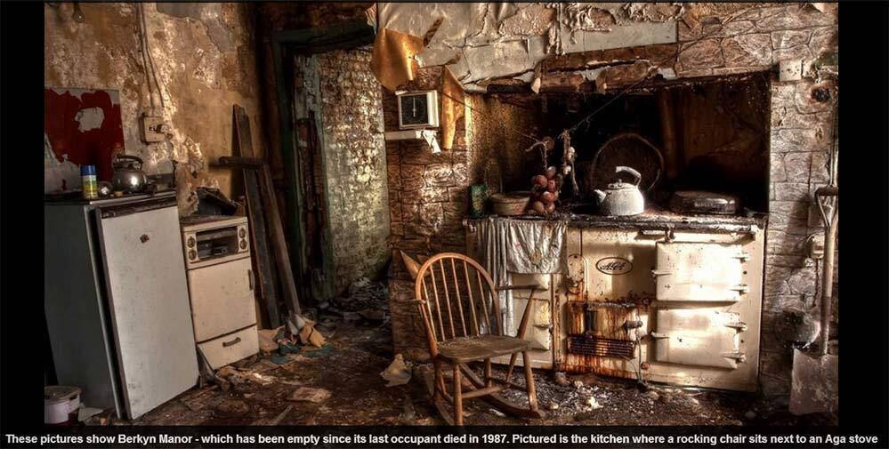 “Uma cápsula do
tempo”. É dessa forma que o explorador urbano e fotógrafo Oliver James, de 43
anos, descreve uma mansão abandonada que ele encontrou na
cidade de Windsor, nos arredores de Londres.

A mansão foi construída
há cerca 400 anos e já contou com moradores ilustres, mas está vazia desde 1987,
quando morreu seu último residente, Ernest Rayner, aos 96 anos.

 



— Enquanto caminhava
pela casa, eu tentava juntar as vidas das pessoas que moraram ali. O local é
cheio de artefatos, como se fosse uma cápsula do tempo. Foi incrível ver o
jornal do dia em que o príncipe William nasceu.

 



Veja mais nas
imagens a seguir